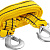 STAYER 2 крюка, 4 м, сумка, 2.5 т, буксировочный трос (61207-2.5)
