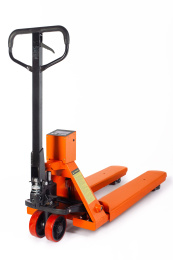 Тележка гидравлическая 2500 кг 1150 мм TOR CBY-CW2  (модель N) с весами (полиуретановые колеса)