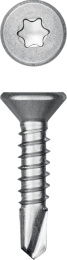 KRAFTOOL DS-C, 16 х 3.9 мм, А2, сверло, потайная головка, ТХ15, 1000 шт, саморез нержавеющий (300932-39-016)