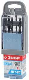 Набор сверл по металлу, ЗУБР, ТЕХНИК, 4-29605-H6-SB