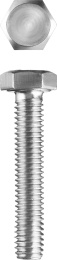 ЗУБР ГОСТ 7798-70, кл. пр. 5.8, M20 х 100 мм, цинк, 5 кг, болт (303080-20-100)