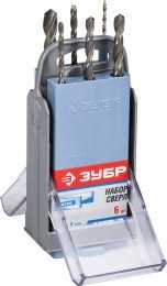 Набор сверл по металлу, ЗУБР, МАСТЕР, 4-29621-H6-SB