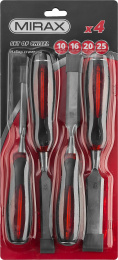 MIRAX 4 предм, набор стамесок-долот (1810-H4)