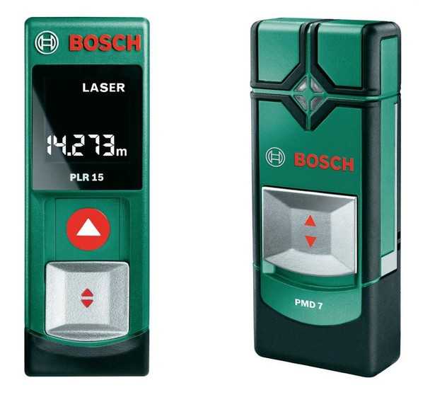 Лазерный дальномер Bosch PLR 15 + PMD 7