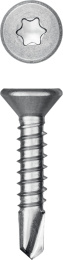 KRAFTOOL DS-C, 19 х 4.2 мм, А2, сверло, потайная головка, ТХ20, 450 шт, саморез нержавеющий (300932-42-019)