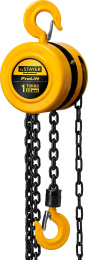 STAYER ProLift, 1т х 2.5м, ручная шестеренная таль, Professional (4308-1)