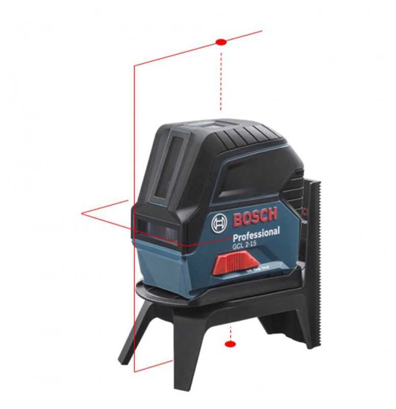 Комбинированный лазерный нивелир Bosch GCL 2-15 + RM1 + кейс