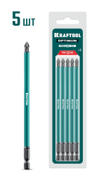 KRAFTOOL Optimum, PH2, 150 мм, 5 шт, биты (26122-2-150-5)