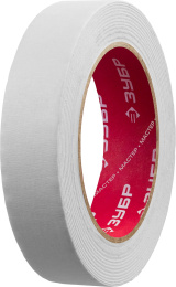 ЗУБР 25 мм х 50 м, креповая, малярная лента, МАСТЕР (12115-25)