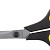 STAYER 215 мм, изогнутые двухкомпонентные ручки, хозяйственные ножницы (40466-21)