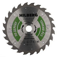 Диск пильный Hilberg Industrial Дерево тонкий рез 165*20*24Т HWT165