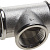 GENERAL FITTINGS внутренняя резьба 1″, никель, тройник (51052-1)