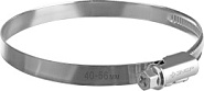 ЗУБР Х-9Н, 40 - 56 мм, накатная лента 9 мм, цинк, 50 шт, червячный хомут (37807-56)