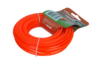 Леска для триммера, d=3.0 мм, l=15 м, КВАДРАТ, оранж., КАРТОН Sturm!