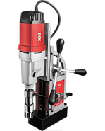 KJC23 Станок сверлильный магнитный DCK KJC23, 1500Вт, 15000Н, Weldon 19, 390 об/мин, ход 220мм, 23/50мм.