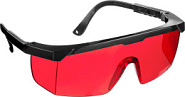 STAYER OPTIMA открытые, красные защитные очки, открытые, оптический класс 1 (2-110457)