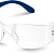ЗУБР БАРЬЕР, открытого типа, прозрачные, облегчённые, стекло устойчивое к царапинам и запотеванию, защитные очки, Профессионал (110487)