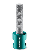 KRAFTOOL VS DIAMOND d 10 мм (М14, 50 мм), Вакуумная алмазная фреза пальчиковая (29810-10)