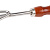 GRINDA 280 мм, 3 зубца, нержавеющая сталь, деревянная ручка, рыхлитель (8-421143)