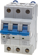 СВЕТОЗАР  3-полюсный,32 A "C" откл. сп., 6 кА, 400 В, Автоматический выключатель (SV-49063-32-C)