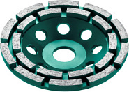 KRAFTOOL Double, d 125 мм, двухрядная алмазная шлифовальная чашка, INDUSTRIAL (33369-125)