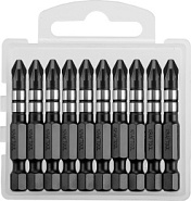 KRAFTOOL Impact PZ2, 50 мм, 10 шт, ударные биты (26193-2-50-S10)