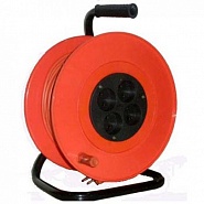 Удлинитель на катушке 30м 4 гн. ПВС 3х1.5