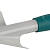 RACO 320 мм, широкий, пластмассовая ручка, посадочный совок (4207-53481)