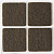 STAYER 25 х 25 мм, самоклеящиеся, фетровые, 4 шт, коричневые, мебельные накладки (40912-25)