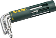 KRAFTOOL TH, 8 шт, набор коротких ключей TORX (27433-1)