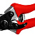 GRINDA G-11, 210 мм, лезвия из углеродистой стали, закалены, тефлоновое покрытие, алюминиевые рукоятки, плоскостной секатор (8-423001)