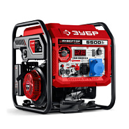 ЗУБР 5500 Вт, инверторный генератор с электростартером и розеткой АВР (СБИ-5500ЕА)