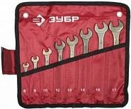 Набор гаечных ключей комбинированных, ЗУБР, 27025-H8