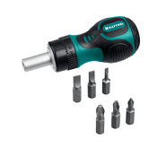 KRAFTOOL Kompakt-6, 6 предм., с битами, реверсивная отвертка (26190-H7)