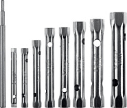 ЗУБР 9 предм., 6 - 22 мм, набор торцовых трубчатых ключей (27162-H9)