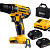 STEHER 20 В, 40 Н·м, 2 АКБ LMS (2 А·ч), дрель-шуруповерт, сумка (CD-40-22)