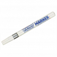 Маркер-краска (белая, тонк.наконеч. 2мм)