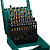 KRAFTOOL COBALT-8, 19 шт, (1-10 мм), сталь М42, HSS-Co(8%), набор сверл по металлу (29656-H19)
