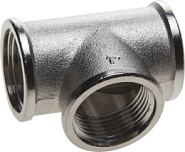 GENERAL FITTINGS внутренняя резьба 1″, никель, тройник (51052-1)