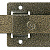 ЗД-02, для дверей, 75 х 115 мм, усиленная, плоский засов, цвет бронза, накладная задвижка (37778-2)