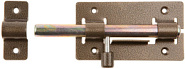 ЗД-01, для дверей, 64 х 115 мм, засов 14 мм, цвет бронза, накладная задвижка (37774-1)