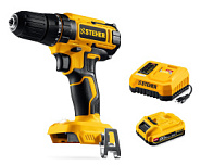 STEHER 20 В, 40 Н·м, 1 АКБ LMS (2 А·ч), дрель-шуруповерт (CD-40-21)