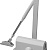 STAYER MAXComfort, до 80 кг, белый серебро, дверной доводчик (37916-80)
