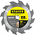 STAYER Construct, 160 x 20/16 мм, 12Т, технический рез, пильный диск по дереву (3683-160-20-12)