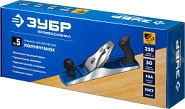 ЗУБР Полуфуганок, 350 х 60 мм, №5, металлический рубанок, Профессионал (18505-35)