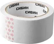 СИБИН 48 мм х 25 м, креповая, малярная лента (12111-50)
