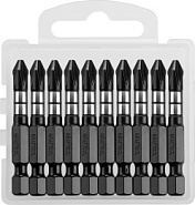 KRAFTOOL Impact PH2, 50 мм, 10 шт, ударные биты (26191-2-50-S10)