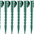GRINDA 150 мм, 10 шт, первичный полипропилен, набор садовых колышков (8-422361-H10)