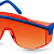 ЗУБР ПРОТОН, открытого типа, красные, линза увеличенного размера, защитные очки, Профессионал (110483)