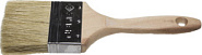 ЗУБР УНИВЕРСАЛ, 75 мм, 3″, светлая натуральная щетина, деревянная ручка, все виды ЛКМ, плоская кисть (01005-075)